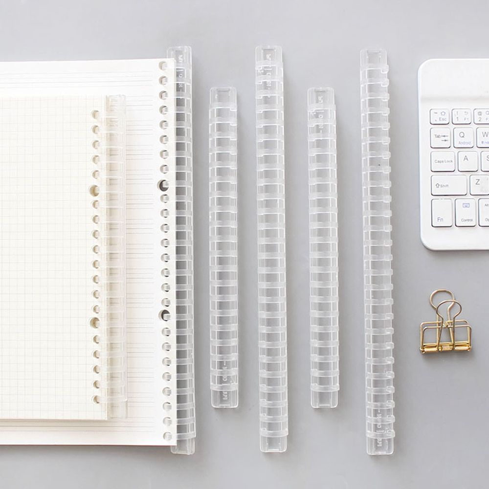Binding Comb Plastic - Pierścienie do segregatora, albumu, notatnika, okrągłe