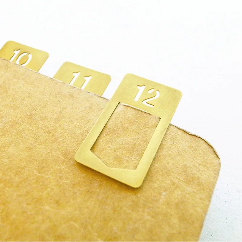 Stationery Office And School Supply Stores - 12 sztuk/partia w stylu Vintage miedziana