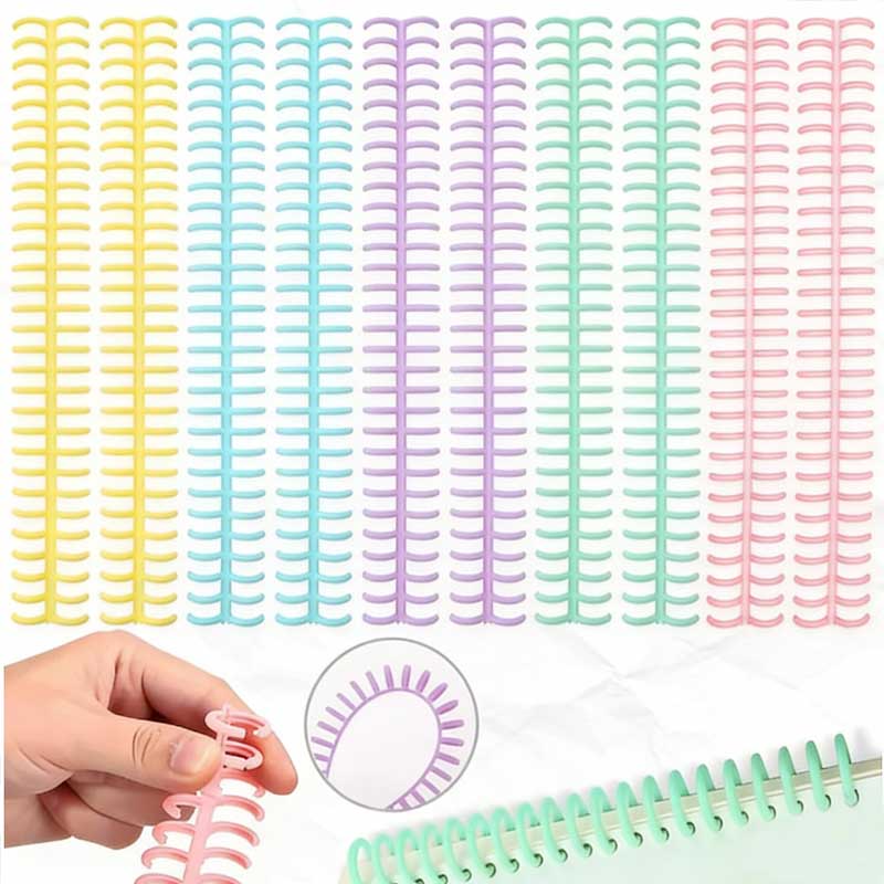 Binding Comb Plastic - Plastikowe segregatory A4 z 30 otworami,