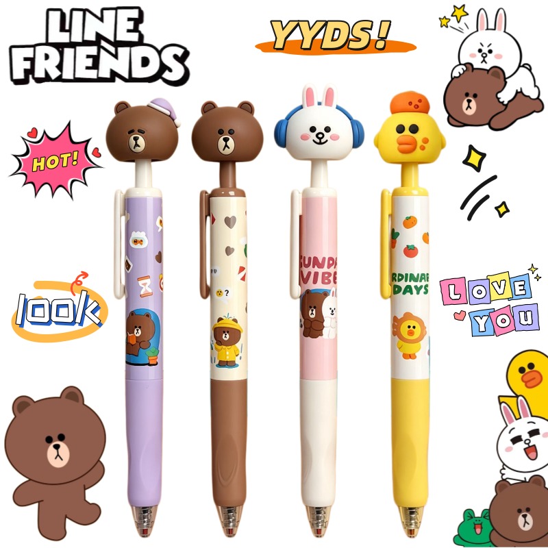 Stationery Warehouse - Nowe długopisy LINE FRIENDS Brown Cony