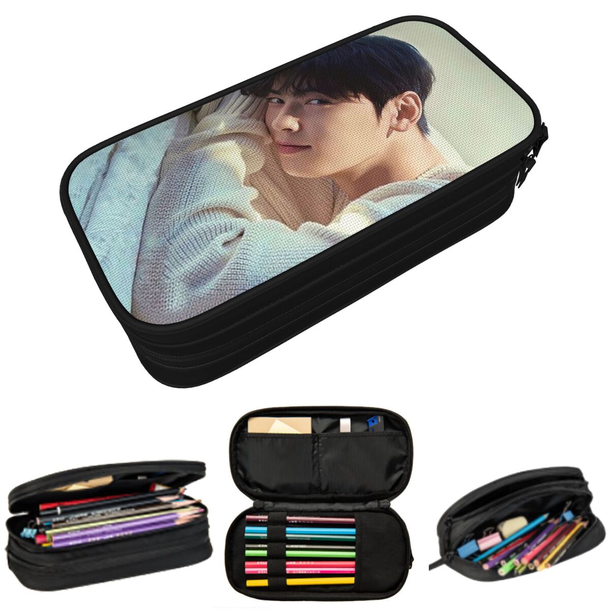 Stationery And Office Supply Chain - Piórnik Cha EunWoo Kpop Astro dla