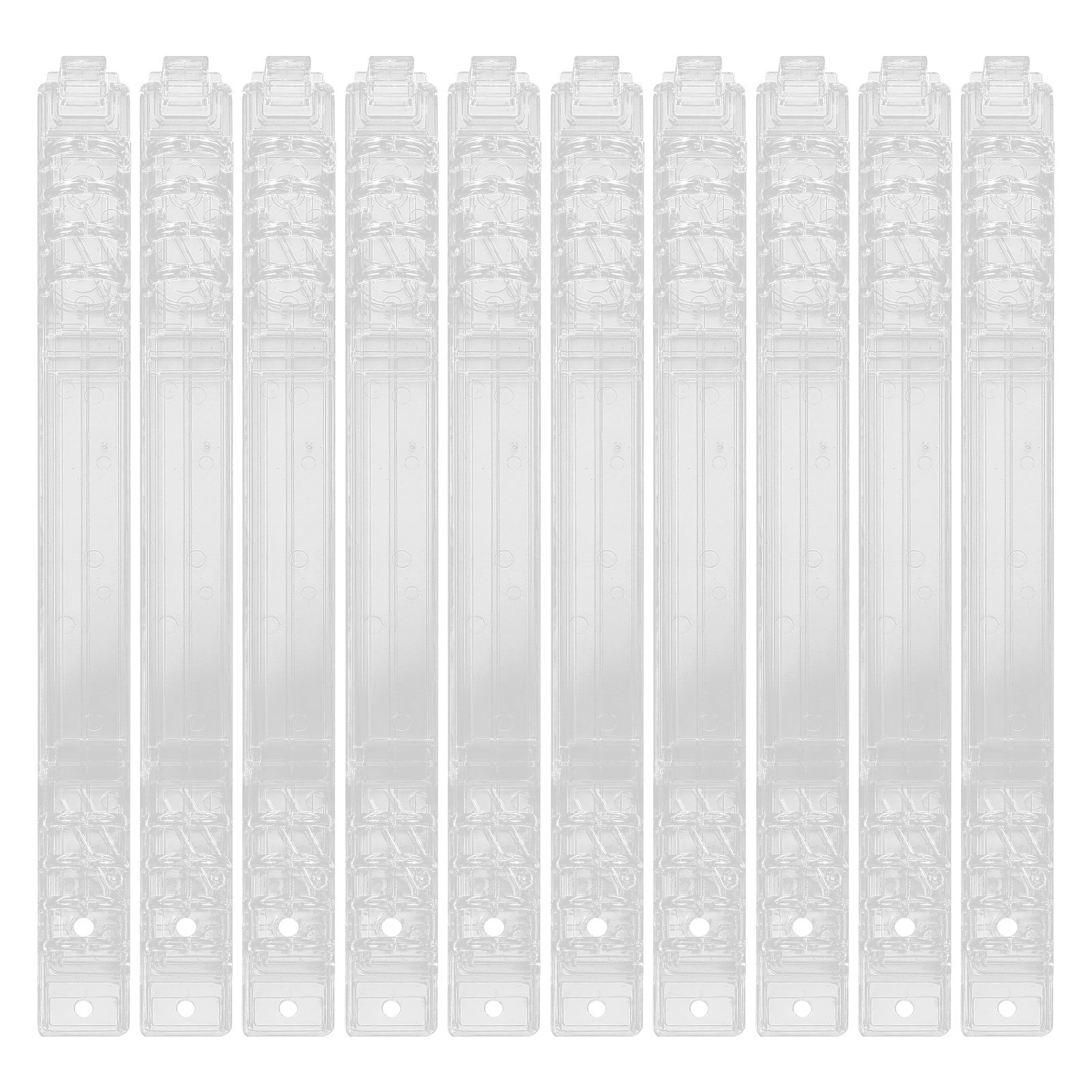Binding Comb Plastic - 10 szt. Kółka do segregatora, spirale