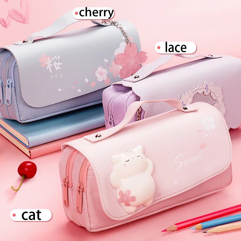 Stationery Office And School Supply Stores - Artykuły szkolne Kawaii Artykuły papiernicze Piórniki