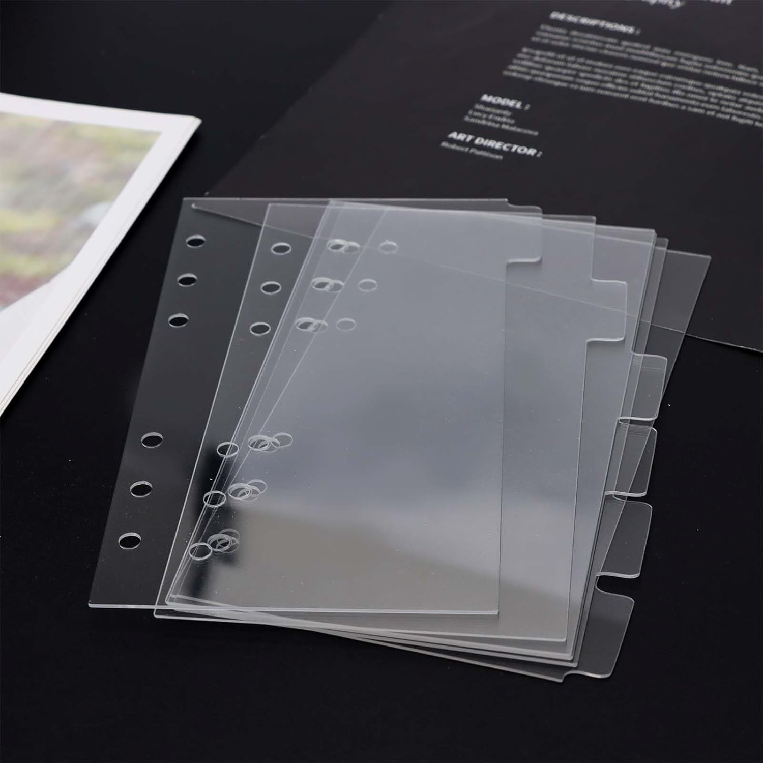 Index Tab Divider - Przekładki do segregatora A5/A6/A7, wkłady do