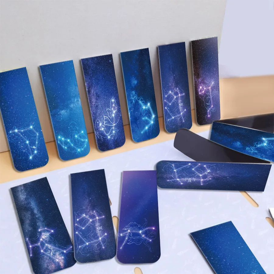 Bookmark Magnetic Clip - 12-częściowe zakładki magnetyczne, zakładki do książek