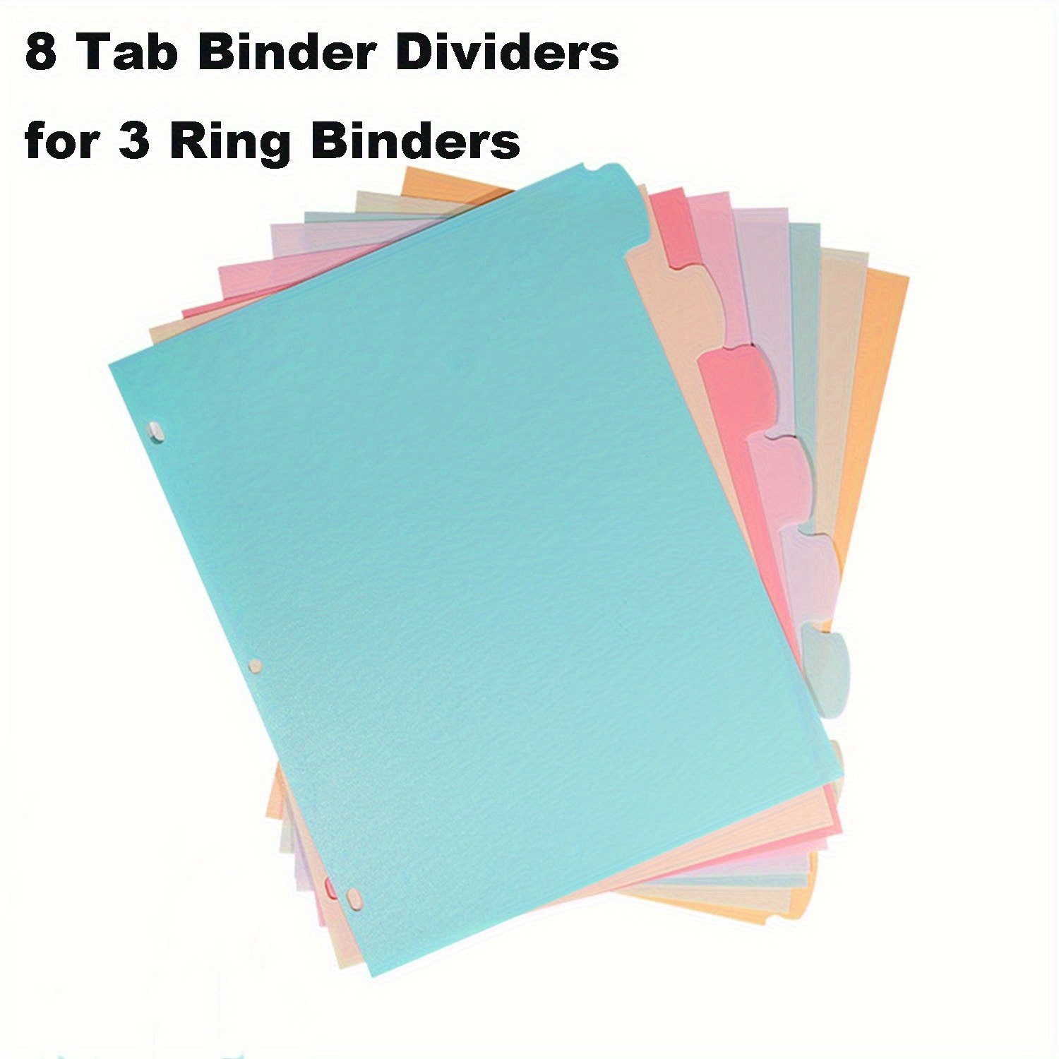 Index Tab Divider - 8 przegródek do segregatora na 3
