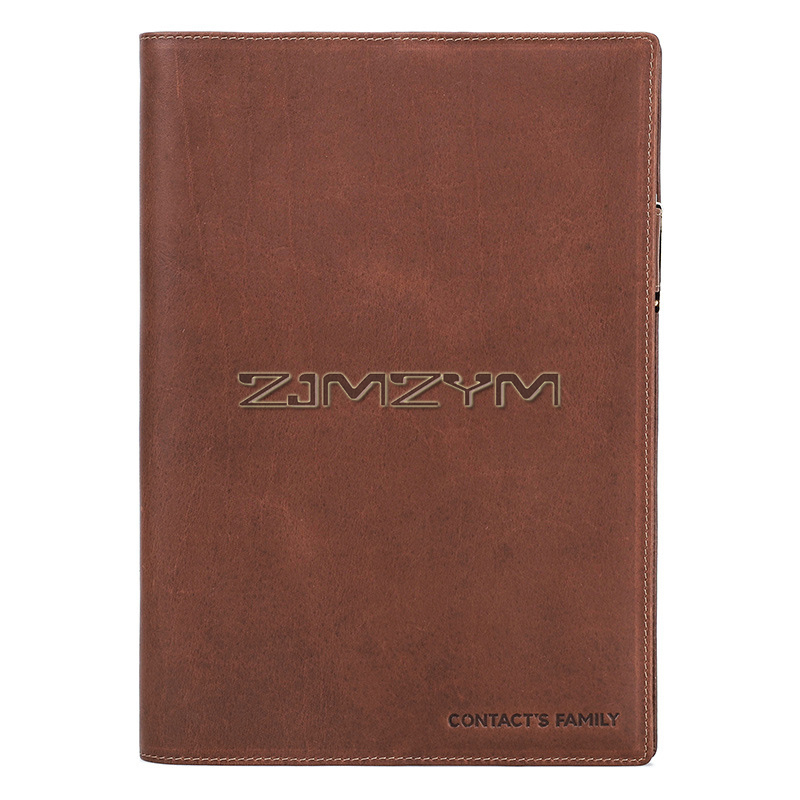 Journal Leather Hardcover - Skórzane etui na notatnik B5 w