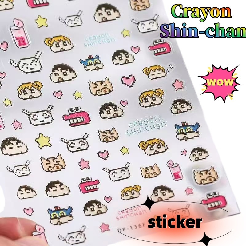 Memo Pad Sticky - Zeszyt kreatywny z motywem Crayon Shin-chan,