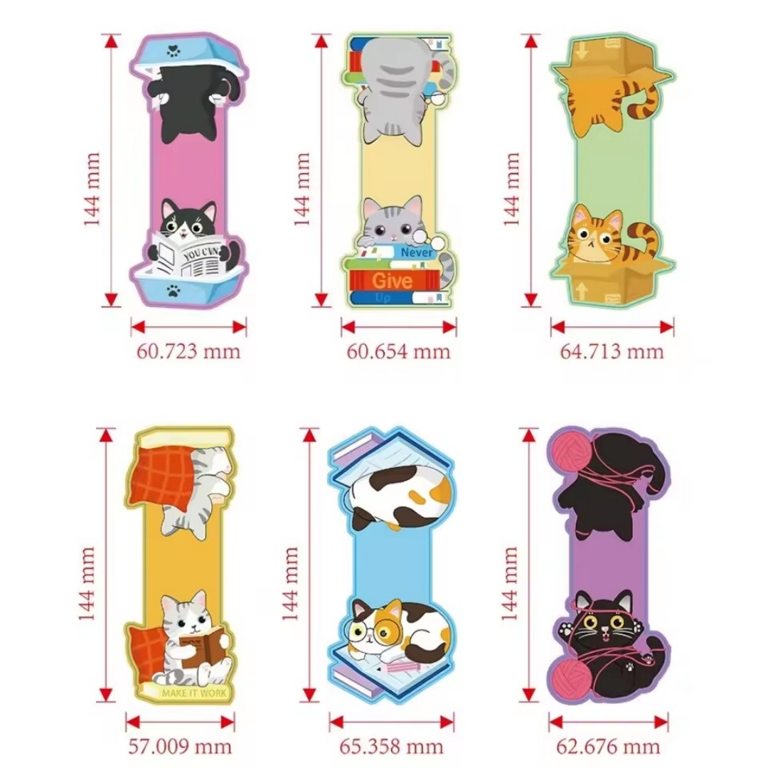 Bookmark Magnetic Clip - 1 zestaw Kreatywnych Magnetycznych Zakładek do