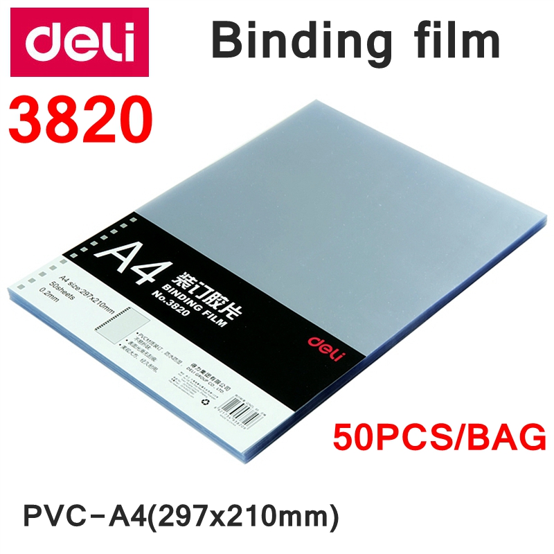 Binding Comb Plastic - 50 SZT. Deli 3820 A4 Folia