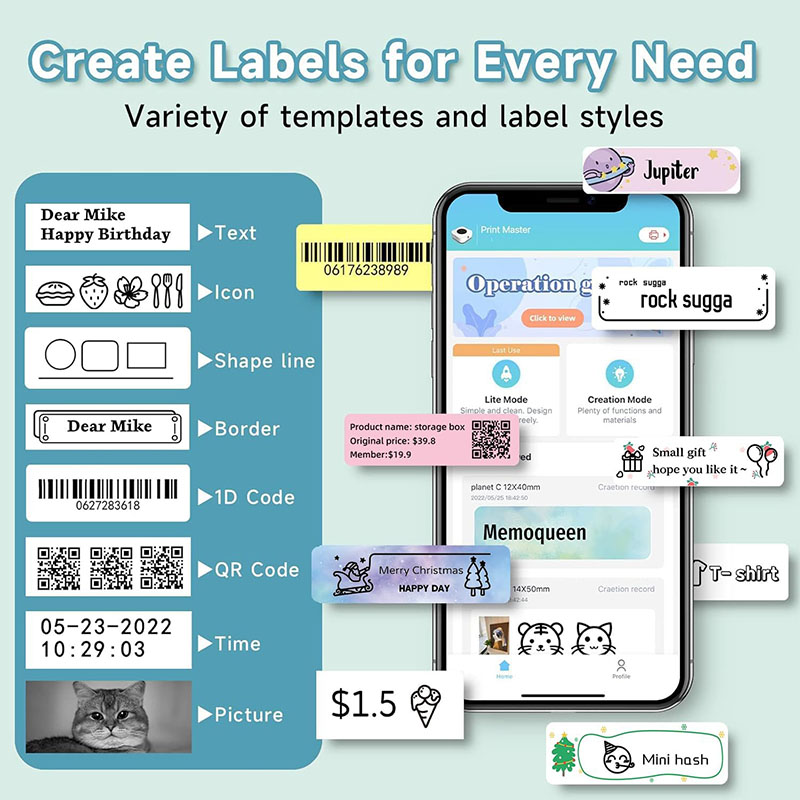 Rolka kolorowych, przezroczyst – Label Printer Tape recenzja i cena