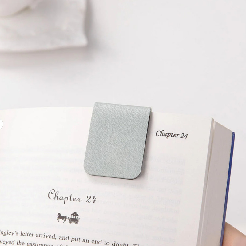 Skórzany magnetyczny zakładka  – Bookmark Magnetic Clip recenzja i cena