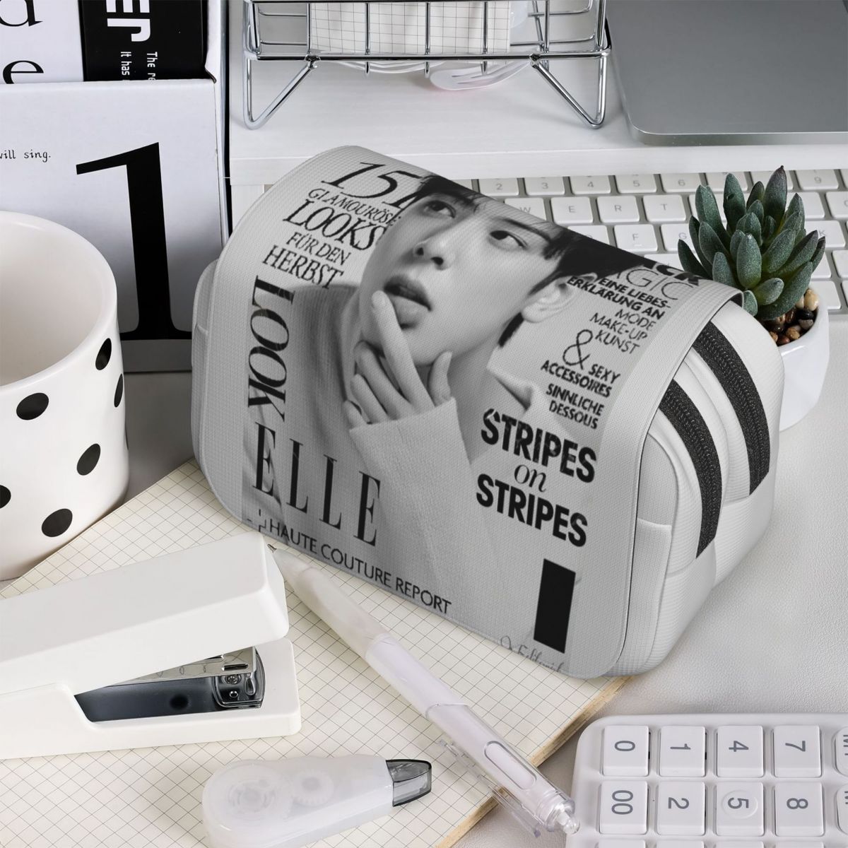 Piórnik Cha EunWoo Kpop Astro  – Stationery And Office Supply Chain recenzja i cena