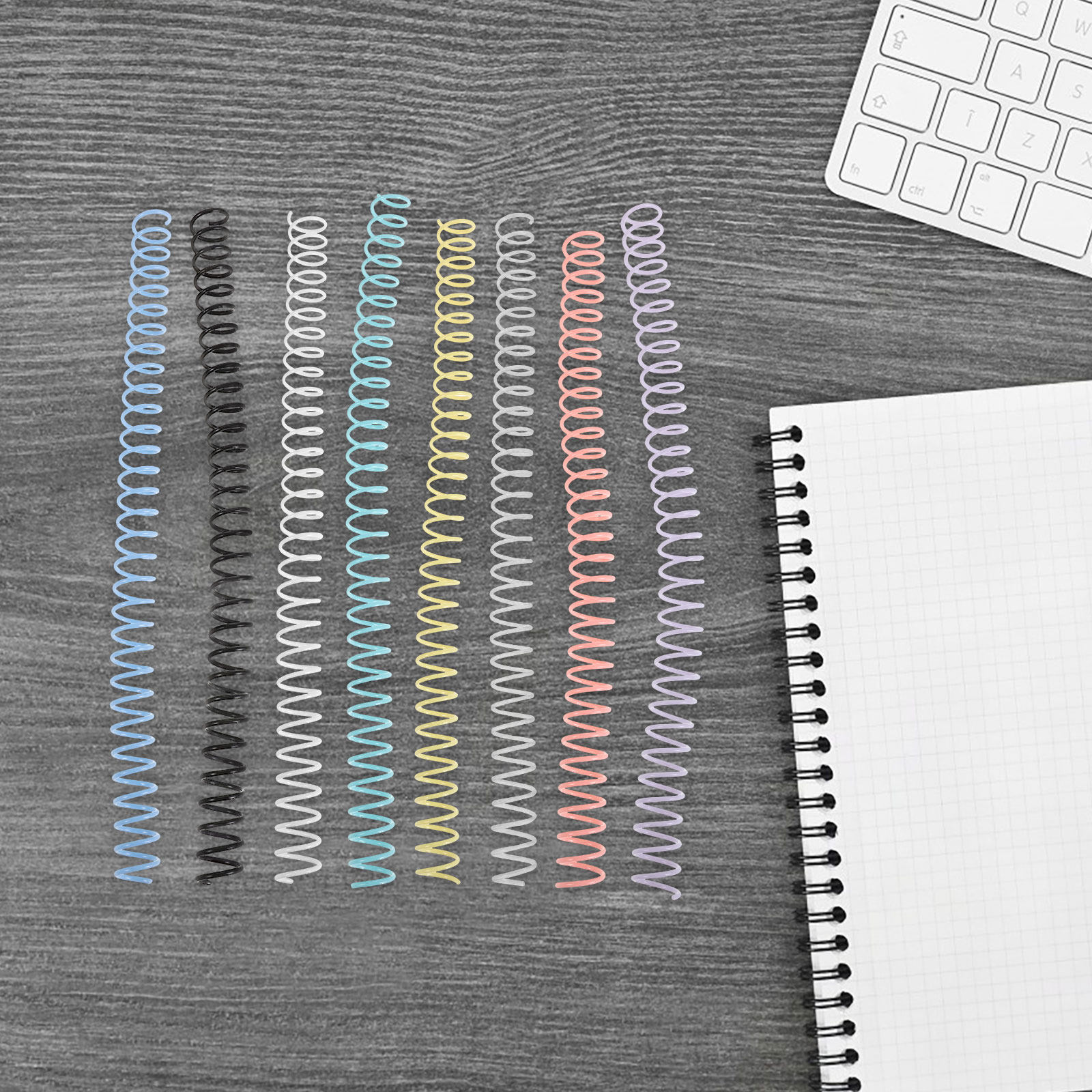 8 szt. Spiralne kółka do bindo – Binding Comb Plastic recenzja i cena
