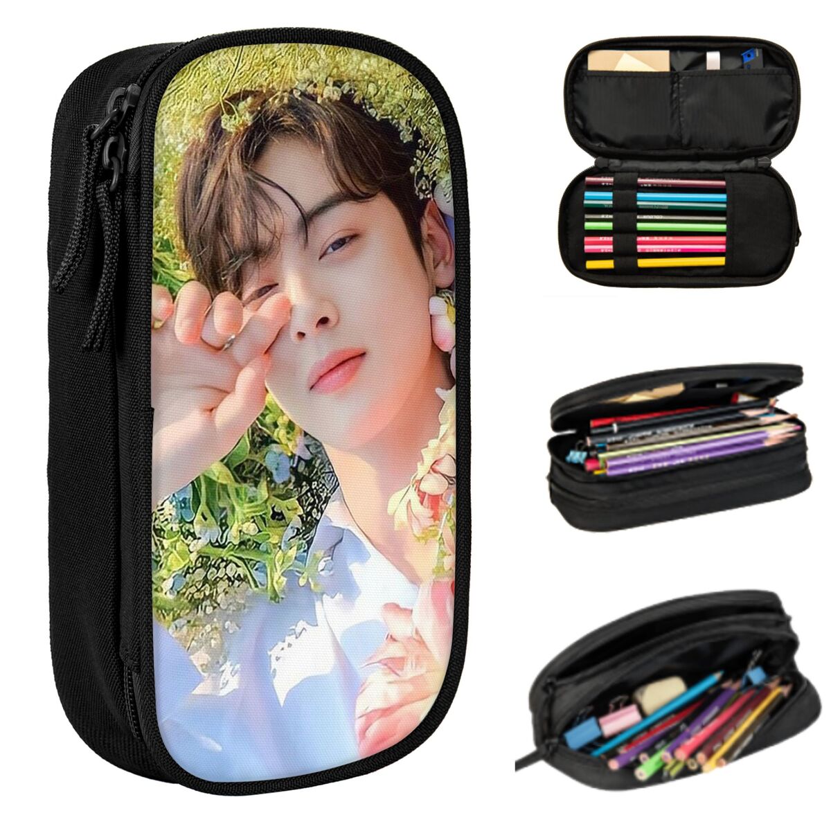 Piórnik Cha EunWoo Kpop Astro  – Stationery And Office Supply Chain recenzja i cena
