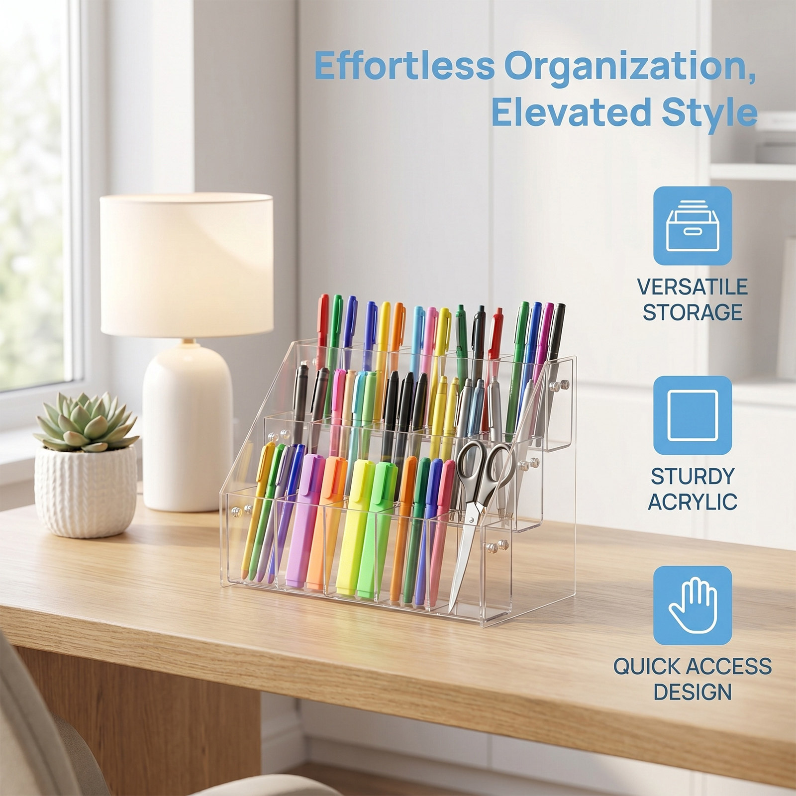 Nowoczesny, przezroczysty akry – Stationery Office And School Supply Stores recenzja i cena