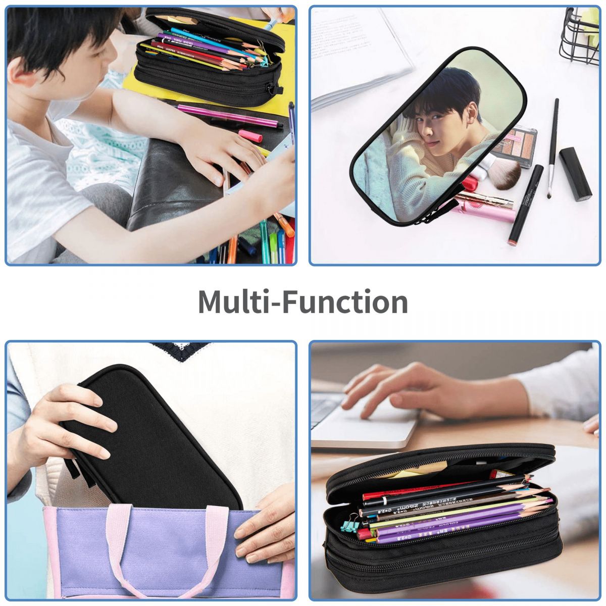 Piórnik Cha EunWoo Kpop Astro  – Stationery And Office Supply Chain recenzja i cena