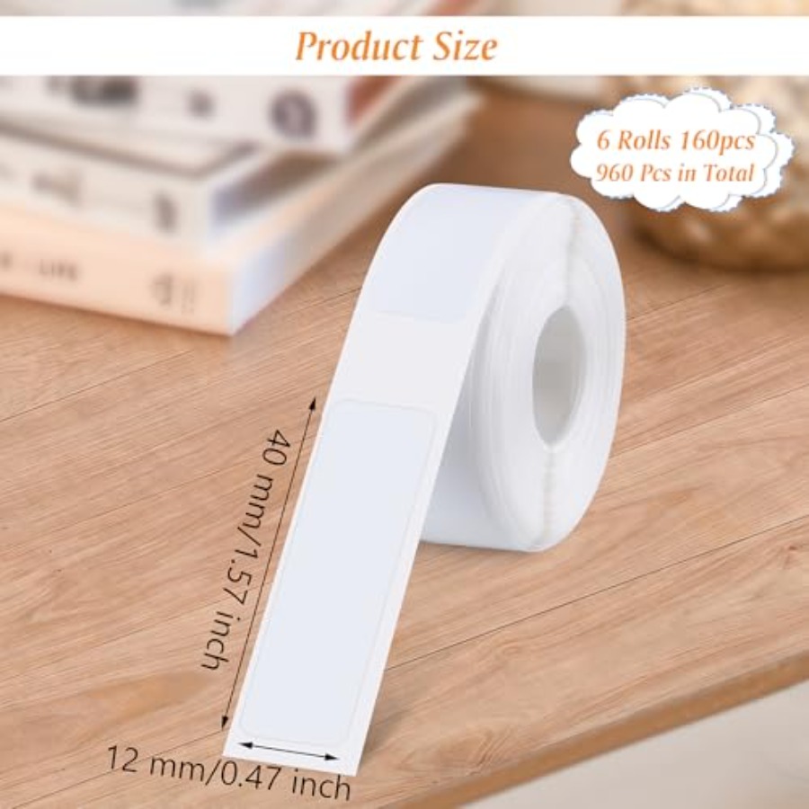 6 rolek taśm do drukarek etyki – Label Printer Tape recenzja i cena