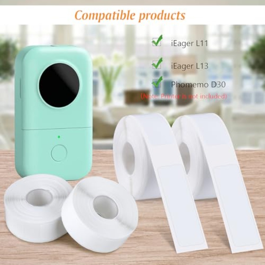 6 rolek taśm do drukarek etyki – Label Printer Tape recenzja i cena