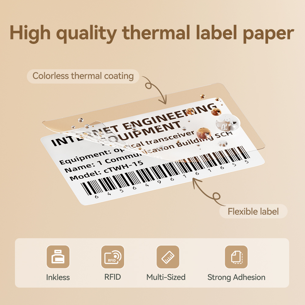 Wodoodporny papier do etykiet  – Label Printer Tape recenzja i cena