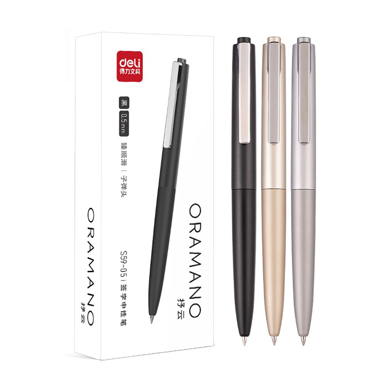 Deli 3szt 0.5mm/0.7mm Czarny t – Stationery Supply Business recenzja i cena