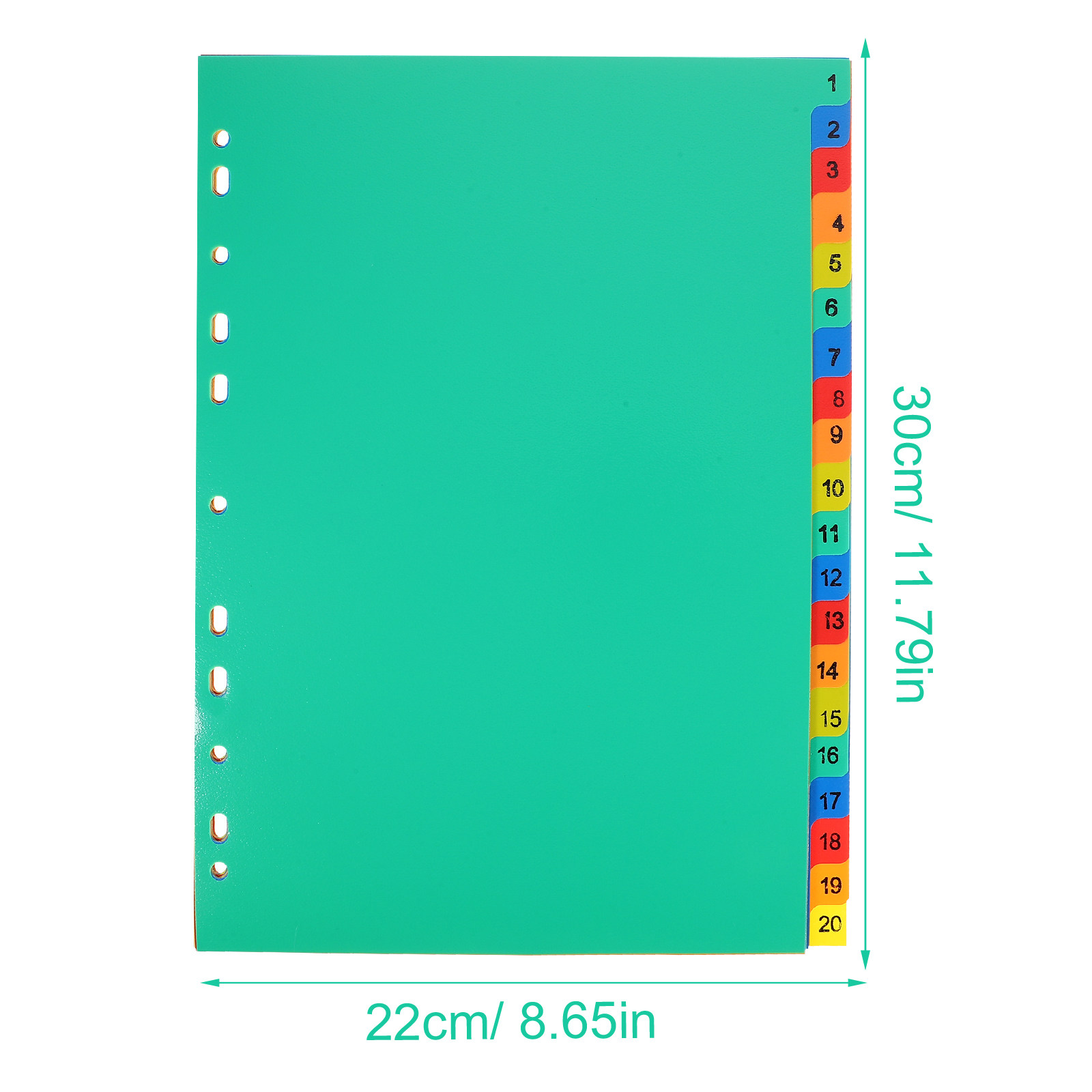20 szt. kolorowych przekładek  – Index Tab Divider recenzja i cena