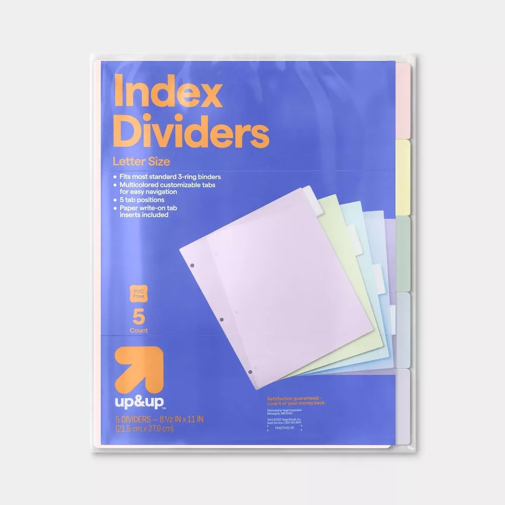 2026 Nowe 5 sztuk Wielokolorow – Index Tab Divider recenzja i cena