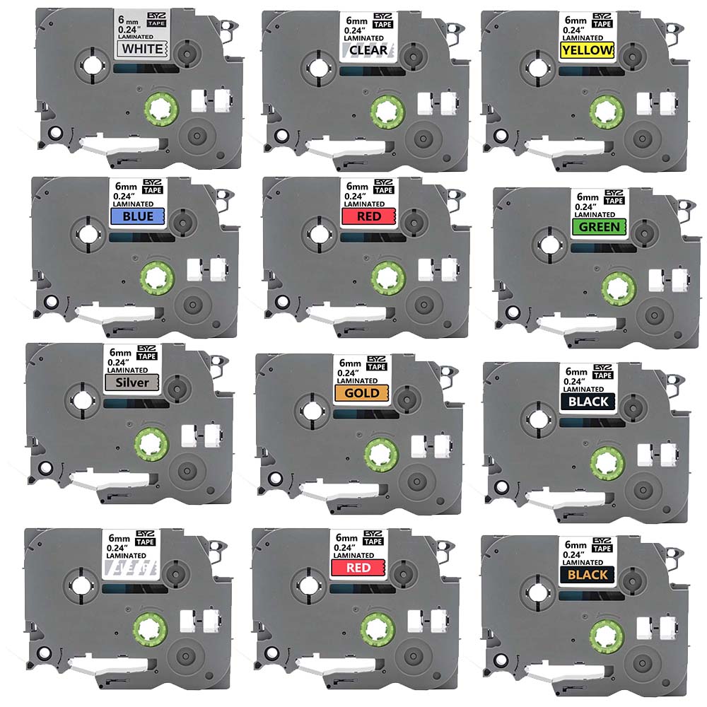 1 szt. Taśma TZe211 Ptouch 6mm – Label Printer Tape recenzja i cena