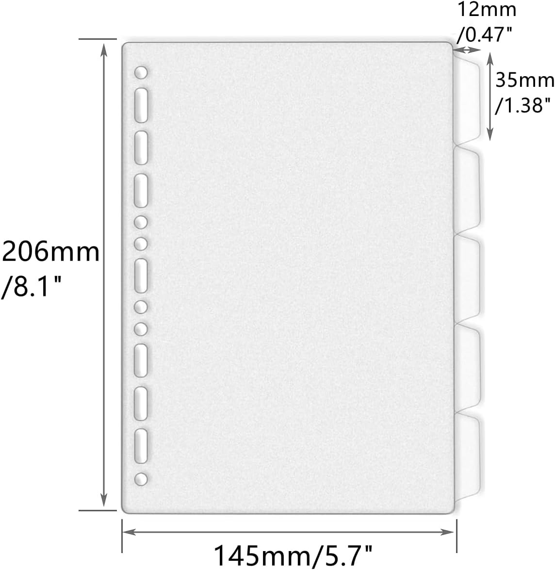 Przekładki do segregatora A4 A – Index Tab Divider recenzja i cena
