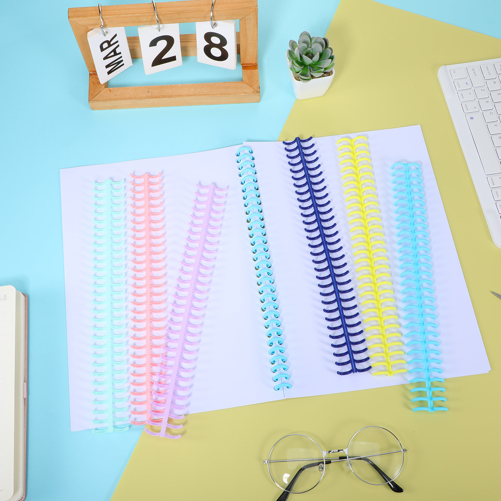 12 szt. plastikowych spinek do – Binding Comb Plastic recenzja i cena