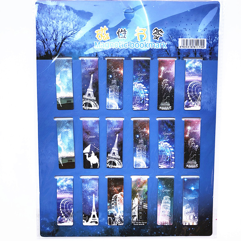 18 sztuk/zestaw kot wieża magn – Bookmark Magnetic Clip recenzja i cena