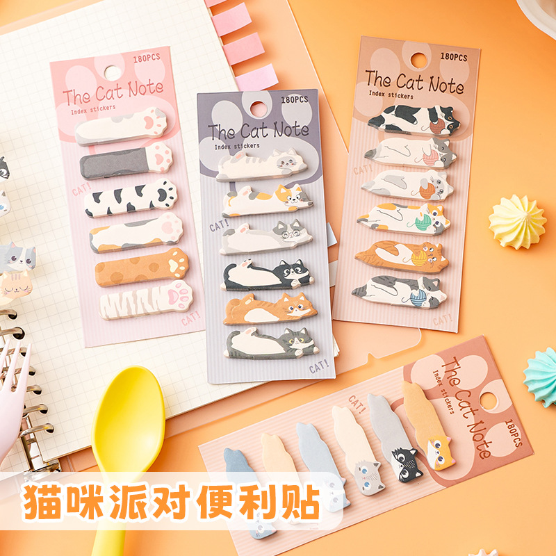 40 sztuk Kawaii Naklejki z Kot – Stationery Office Items List recenzja i cena