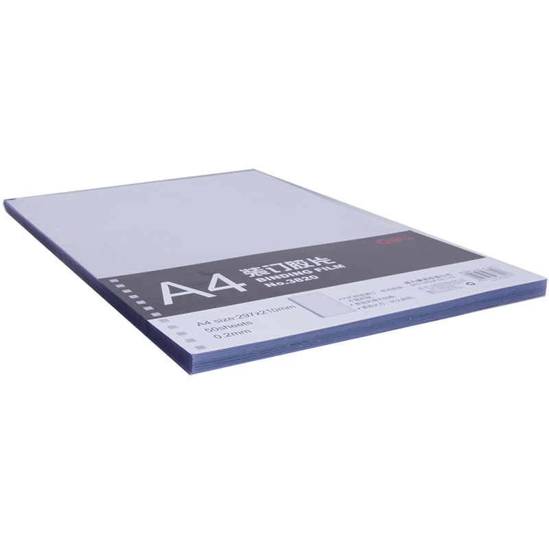 50 SZT. Deli 3820 A4 Folia do  – Binding Comb Plastic recenzja i cena
